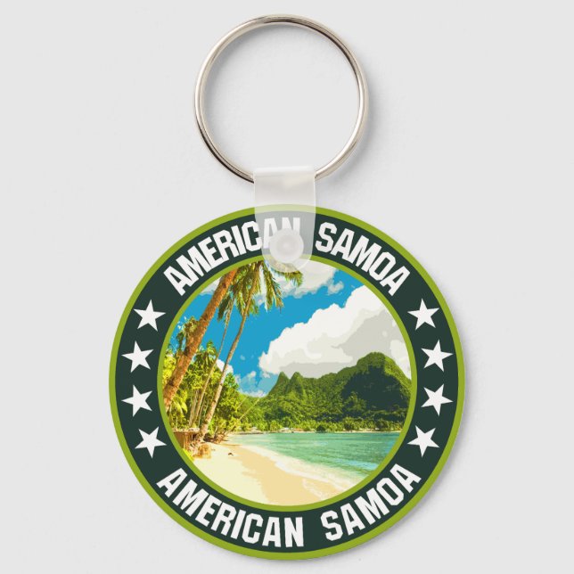 American Samoa                                     Keychain (Front)