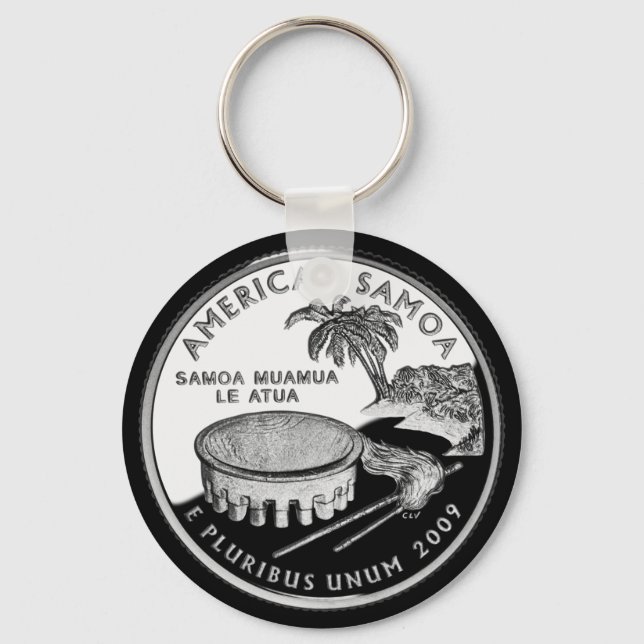 AMERICAN SAMOA KEYCHAIN (Front)