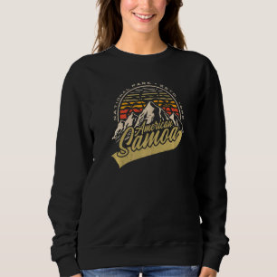 American Samoa National Park Islands Vintage Sweatshirt