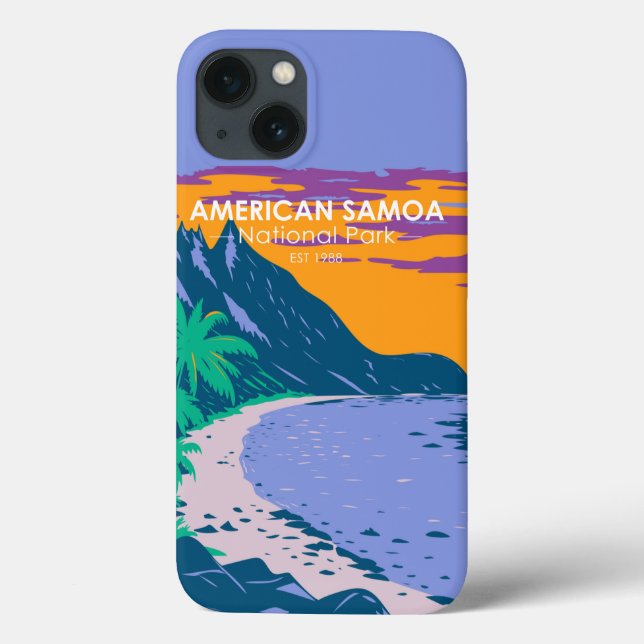 American Samoa National Park Ofu Beach  Case-Mate iPhone Case (Back)