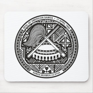 American Samoa Official Coat Of Arms Heraldry Symb Mouse Pad