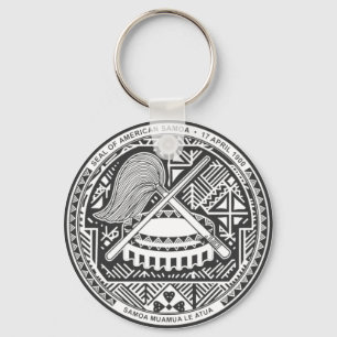 American Samoa Seal Keychain