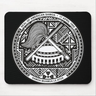 american samoa seal mouse pad