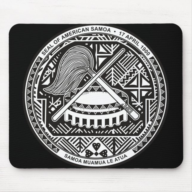 american samoa seal mouse pad (Front)