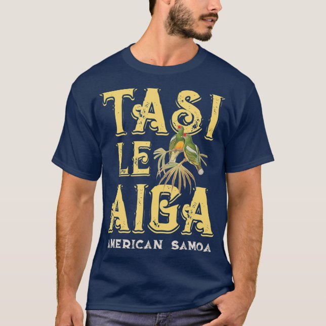 American Samoa Tasi Le Aiga One Family Pacific T-Shirt (Front)
