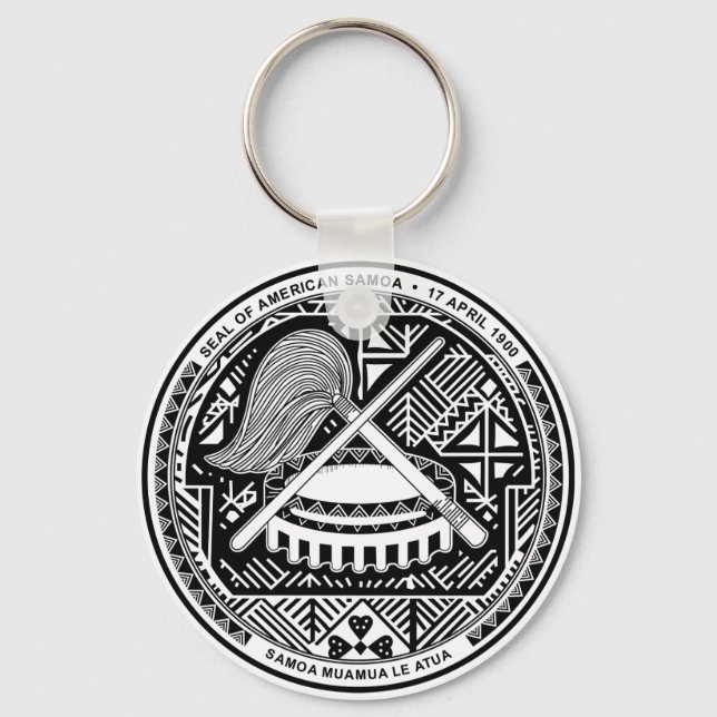 American Samoa Territory Keychain (Front)