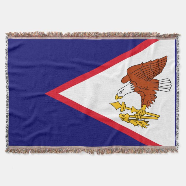 American Samoa Throw Blanket (Front)