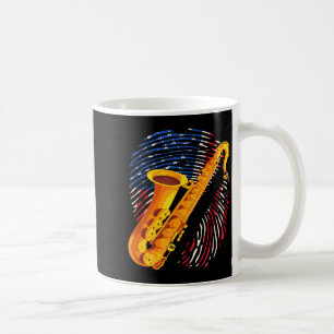 American Saxophone Player Saxophonist Jazz Band Me Coffee Mug