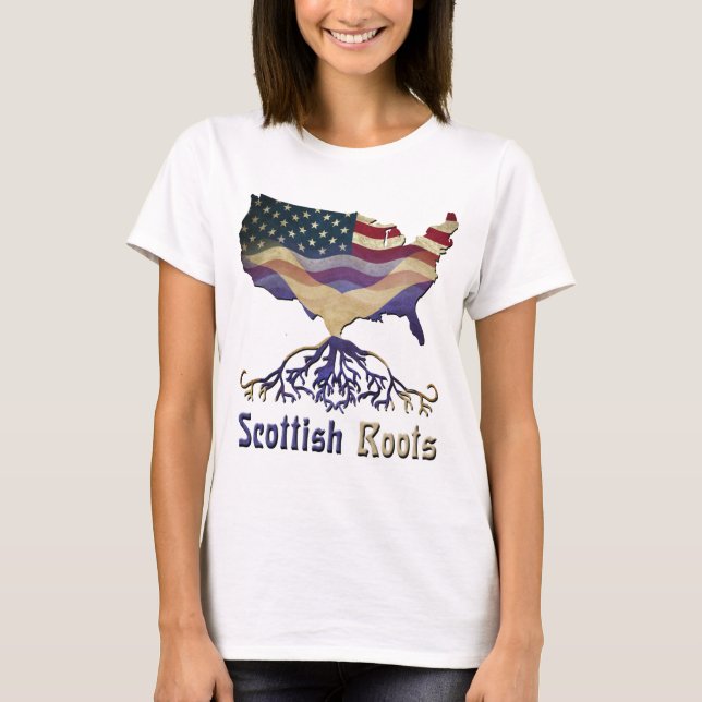 American Scottish Roots T-Shirt (Front)
