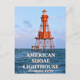 American Shoal Lighthouse, Florida Postcard