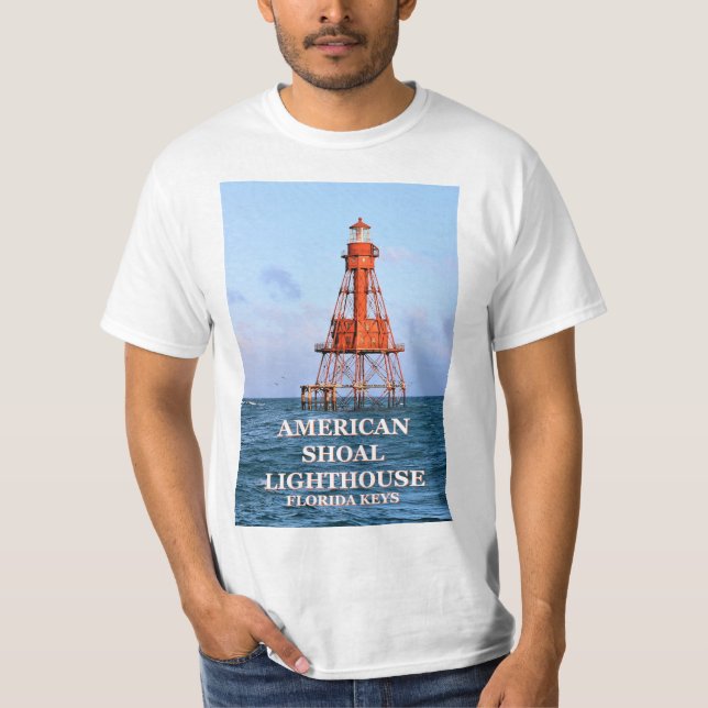 American Shoal Lighthouse, Florida T-Shirt (Front)