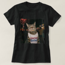 American Shorthair Cat Fireworks Lollipop