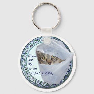 American Shorthair - Cat Spa, Yes! Keychain