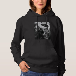 American Shorthair Cat UFO Alien Extraterrestrial Hoodie