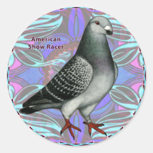 American Show Racer Classic Round Sticker