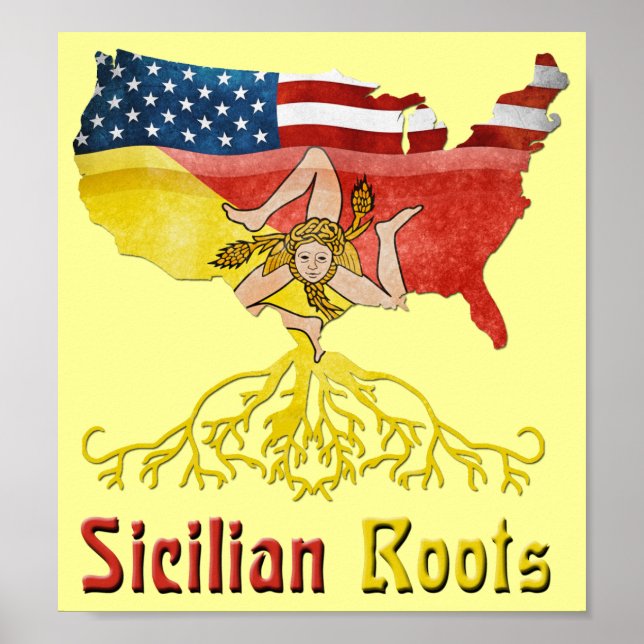 American Sicilian Roots Poster (Front)