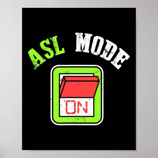 American Sign Language  ASL  Im Deaf Awareness  (Front)