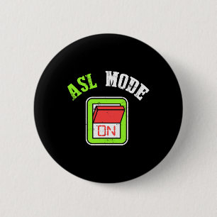 American Sign Language Asl Im Deaf Awareness 2 Inch Round Button