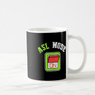 American Sign Language Asl Im Deaf Awareness Coffee Mug