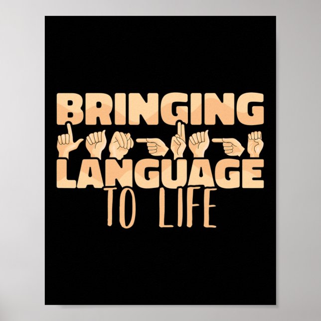 American Sign Language Bringing Language To Life A (Front)
