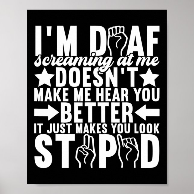 American Sign Language Deaf Awareness 11 (Front)