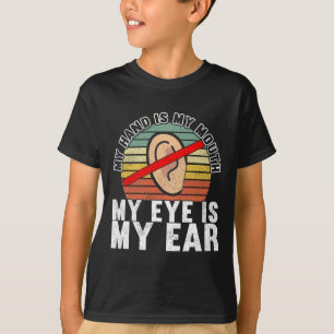 American Sign Language Deaf Awareness 14 T-Shirt