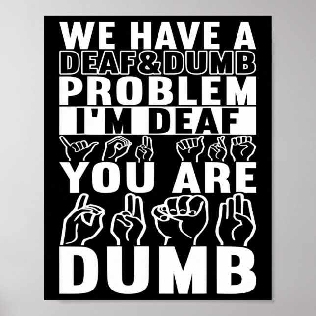 American Sign Language Deaf Awareness 16 (Front)