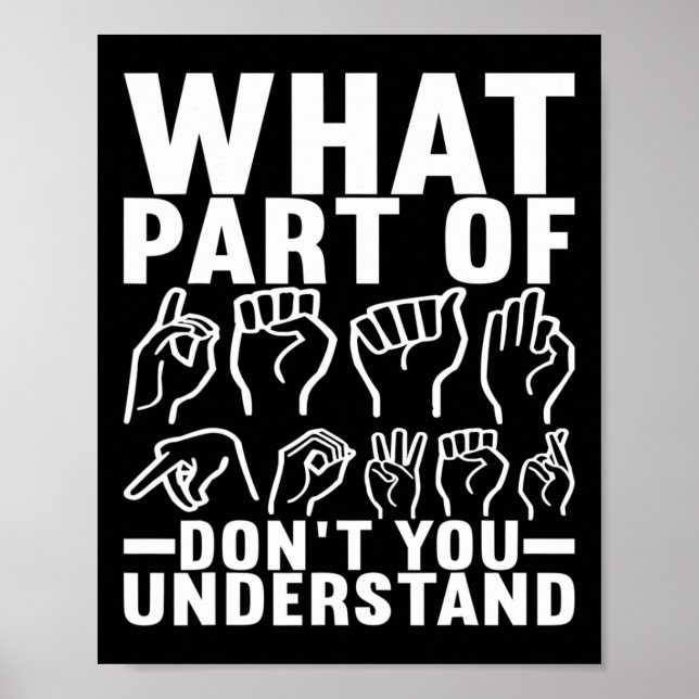 American Sign Language Deaf Awareness 17  (Front)