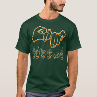 American Sign Language Friend T 297 T-Shirt