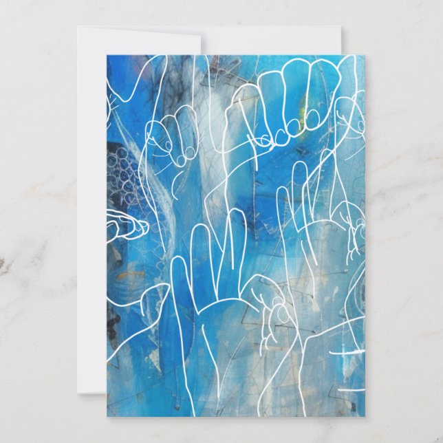 American Sign Language Holiday Card (Front)