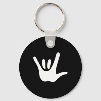 American Sign Language Love Asl Deaf Awareness Keychain