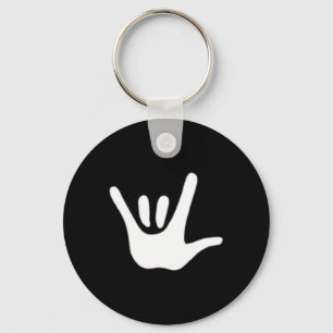 American Sign Language Love ASL Deaf Awareness Keychain