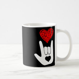 American Sign Language Love Hand Sign Asl Squad Coffee Mug
