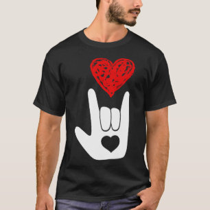 American Sign Language Love Hand Sign Asl Squad T-Shirt