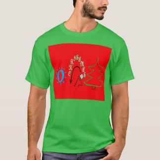 American Sign Language O Christmas Tree T-Shirt