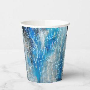American Sign Language Paper Cups