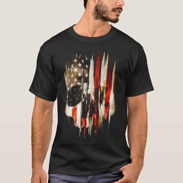 American Skull T-Shirt (Front)