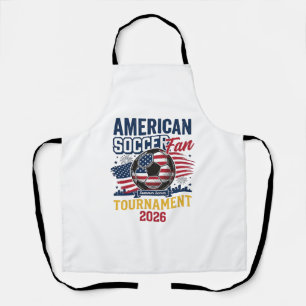 American Soccer Fan Tournament 2026 Vintage Shirt  Apron