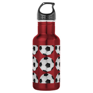 American Soccer or Association Football Ball 532 Ml Water Bottle