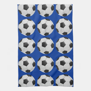 American Soccer or Association Football Ball Kitchen Towel
