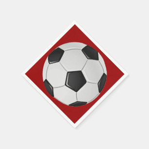 American Soccer or Association Football Napkin