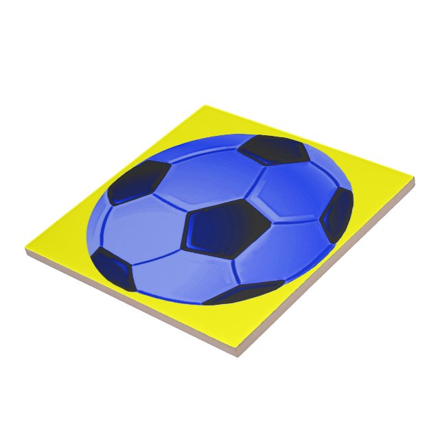 American Soccer or Association Football Tile (Side)