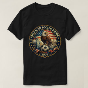 American Soccer Pride 2026 Vintage Eagle T-Shirt