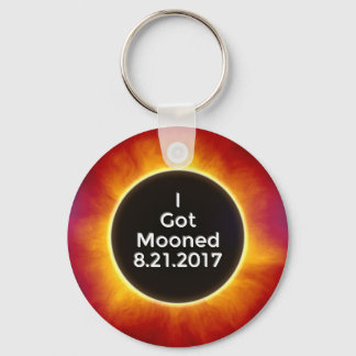 American Solar Eclipse Got Mooned August 21 2017.j Keychain