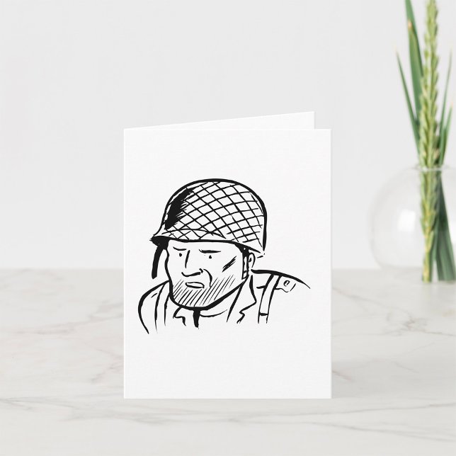 American Soldier Illustration Card (Creator Uploaded)