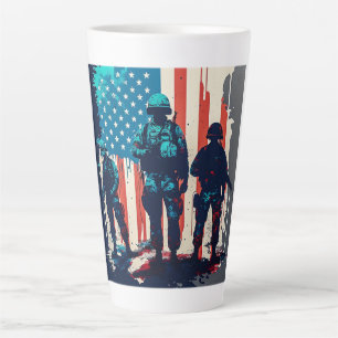 American Soldiers Latte Mug 