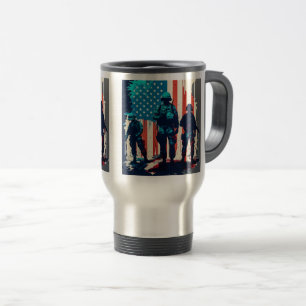 American Soldiers Travel/Commuter Mug, 15 oz Travel Mug