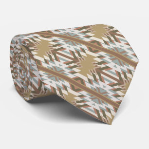 American Southwest Desert Colors Inspired Design Tie