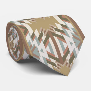 American Southwest Desert Colors Inspired Design Tie