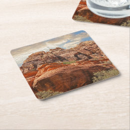 American Southwest Square Paper Coaster